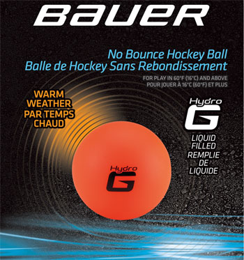 BAUER Hydrog Ball - Liquid filled orange - (2)