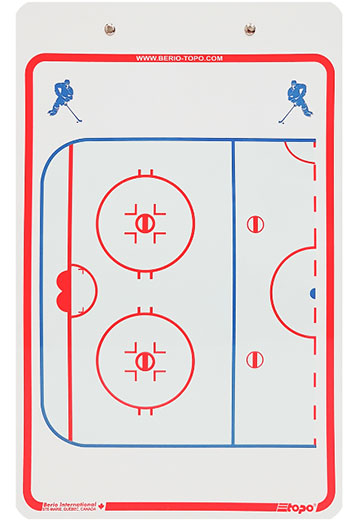 Berio Econo Eishockey Taktiktafel mit Klip 33cm x 23cm (2)