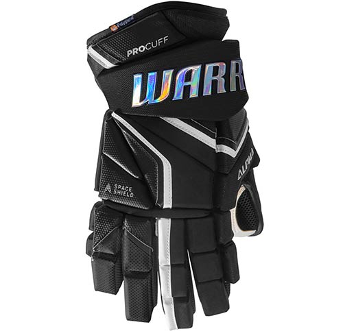 Warrior Alpha LX2 Pro Eishockey Handschuhe Bambini Schwarz (2)