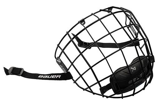 Bauer Contour 2 Gitter für Eishockeyhelm schwarz