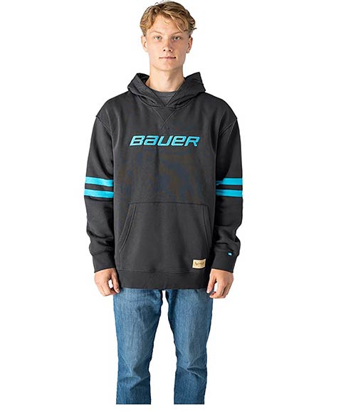 Bauer Fuse Novelty Hoodie Senior Grau