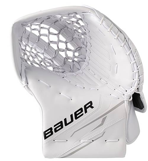 Bauer GSX III Eishockey Fanghand Junior Weiss