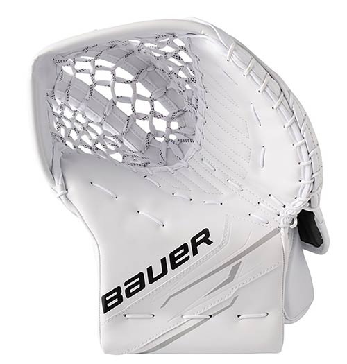 Bauer GSX III Eishockey Fanghand Senior Weiss