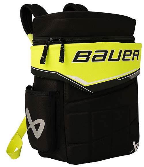 Bauer Handschuh Rucksack BKG Schwarz-Gelb Senior 28x15x41cm