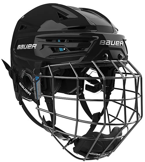 Bauer Re-Akt 55 Eishockey Helm Combo Senior schwarz