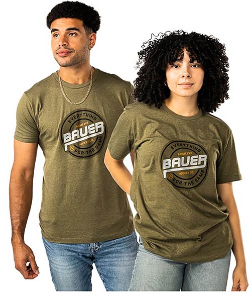 Bauer SS Graphic Tee T-Shirt Senior Grn