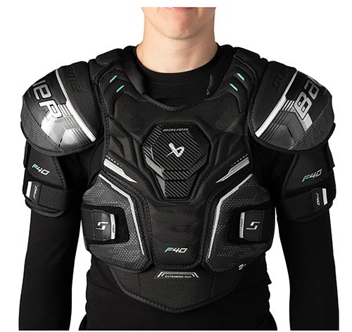 Bauer Supreme F40 Intermed Eishockey Schulterschutz