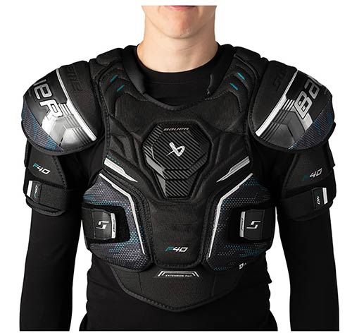 Bauer Supreme F40 Junior Eishockey Schulterschutz