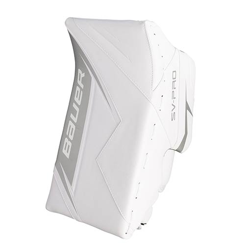 Bauer SV-Pro Eishockey Torwart Stockhand Blocker Senior wei