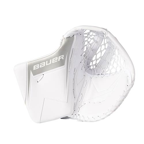 Bauer SV-Pro Eishockey Torwartfanghand Catcher Senior wei