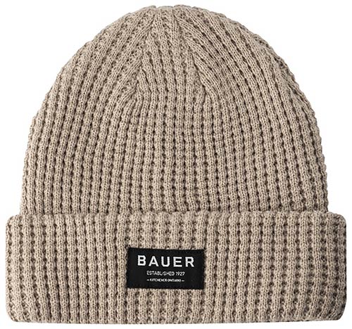 Bauer Toque Waffle Strickmtze Cream Senior