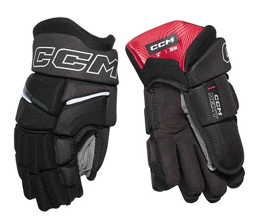 CCM Eishockey Handschuhe Next II Senior schwarz-weiss
