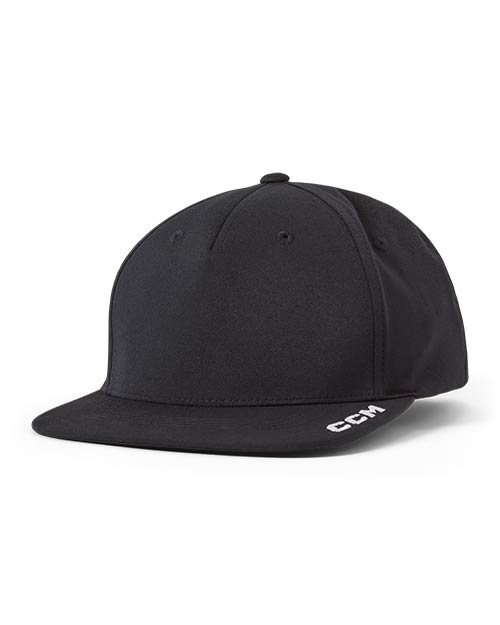 CCM Flatbrim Snapback Schwarz One Size