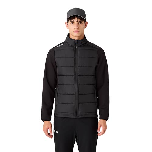CCM Hybrid Steppjacke Senior Schwarz