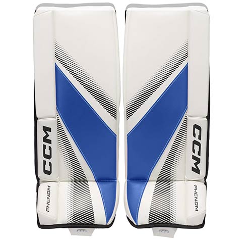 CCM Phenom Junior Eishockey Torwart Schiene weiß-navy