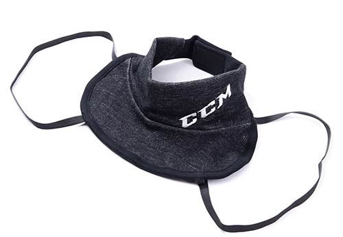 CCM PRO Halsschutz Junior Schwarz