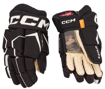 CCM Tacks AS-V Pro Eishockey Handschuhe Bambini schwarz-weiß