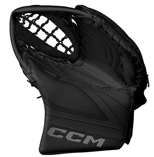 CCM Tacks Torwart Fanghand Intermediate Schwarz