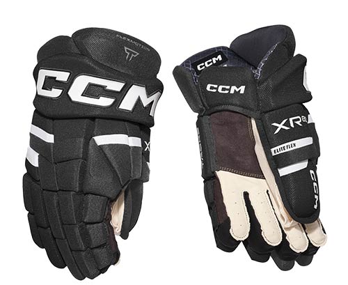 CCM Tacks XR80 Handschuh Junior Schwarz-Weiss