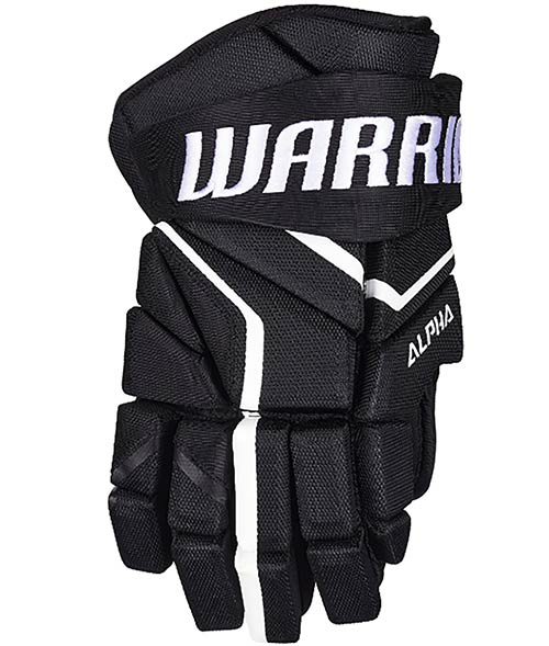 Warrior Alpha LX2 Max Eishockey Handschuhe Senior Schwarz