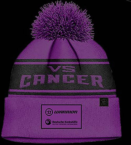 Warrior Toque Strick-Bommelmtze Senior VS CANCER onesize