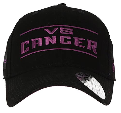 Warrior vs Cancer Cap schwarz-lila