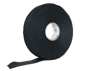 Leinenband Schlägertape für Eishockey 50m x 25mm schwarz