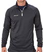 Bauer Fleece 1/4 Zip Top Vapor Junior Schwarz