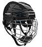 Bauer Prodigy II Helm Combo mit Gitter Bambini Schwarz