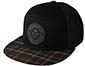 Bauer Fannel Snapback Cap Schwarz