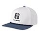 Bauer 2 Tone Patch curved brim Snapback Cap marine Senior