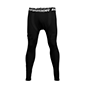 Warrior Tiefschutz Alpha Compression Hose Bambini Schwarz